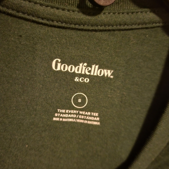 Goodfellow & Co. Men's White and Green Graphic T-shirt SZ S - Picture 6 of 13